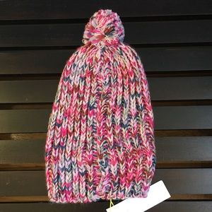 BCBGeneration knit hat with pompom